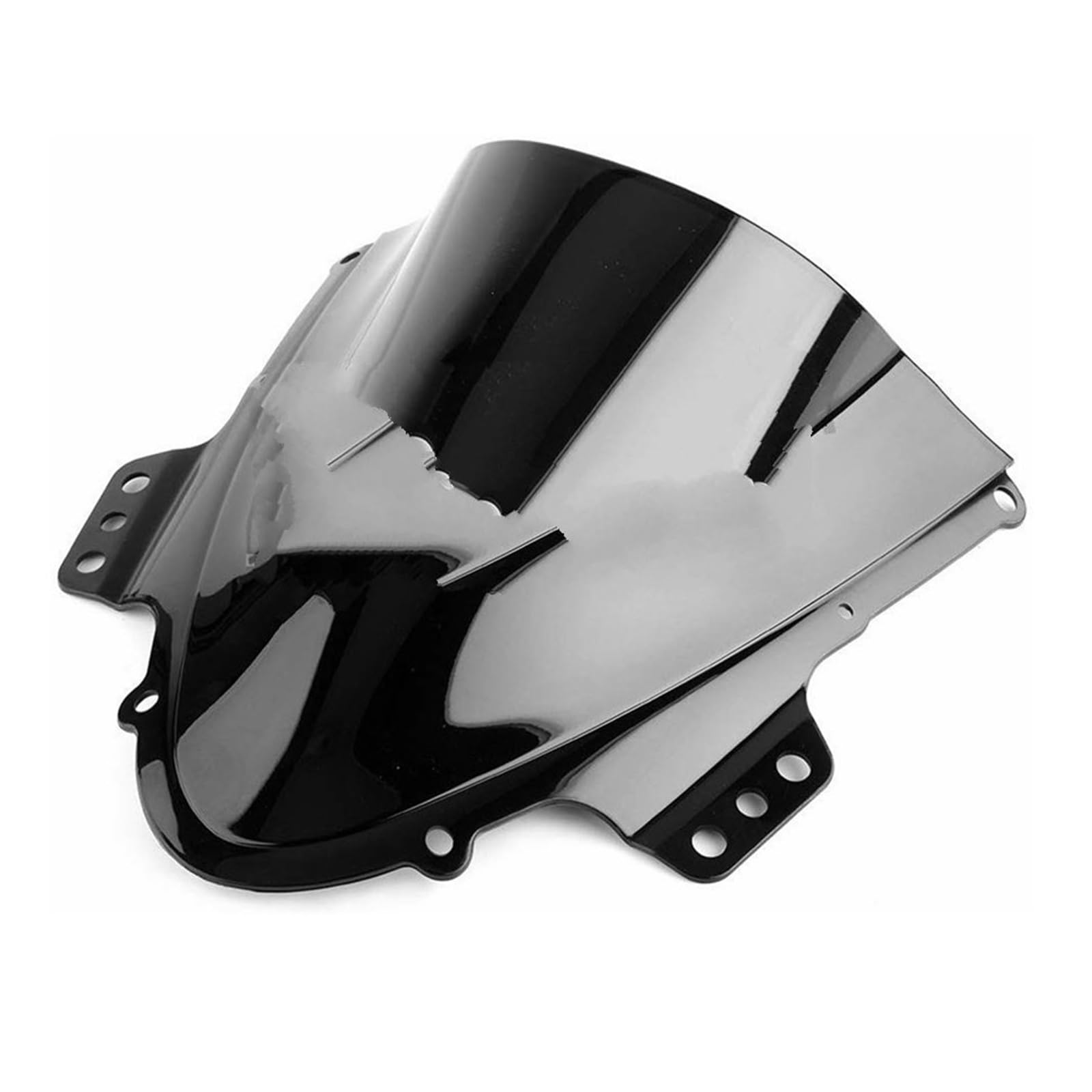 windschild Für Suzuki Für GSXR1000 Für K5 2005 2006 Motorrad Bildschirm Windschutzscheibe Windschutz Double Bubble Windschild Spoiler(Black) von LinQianBhD