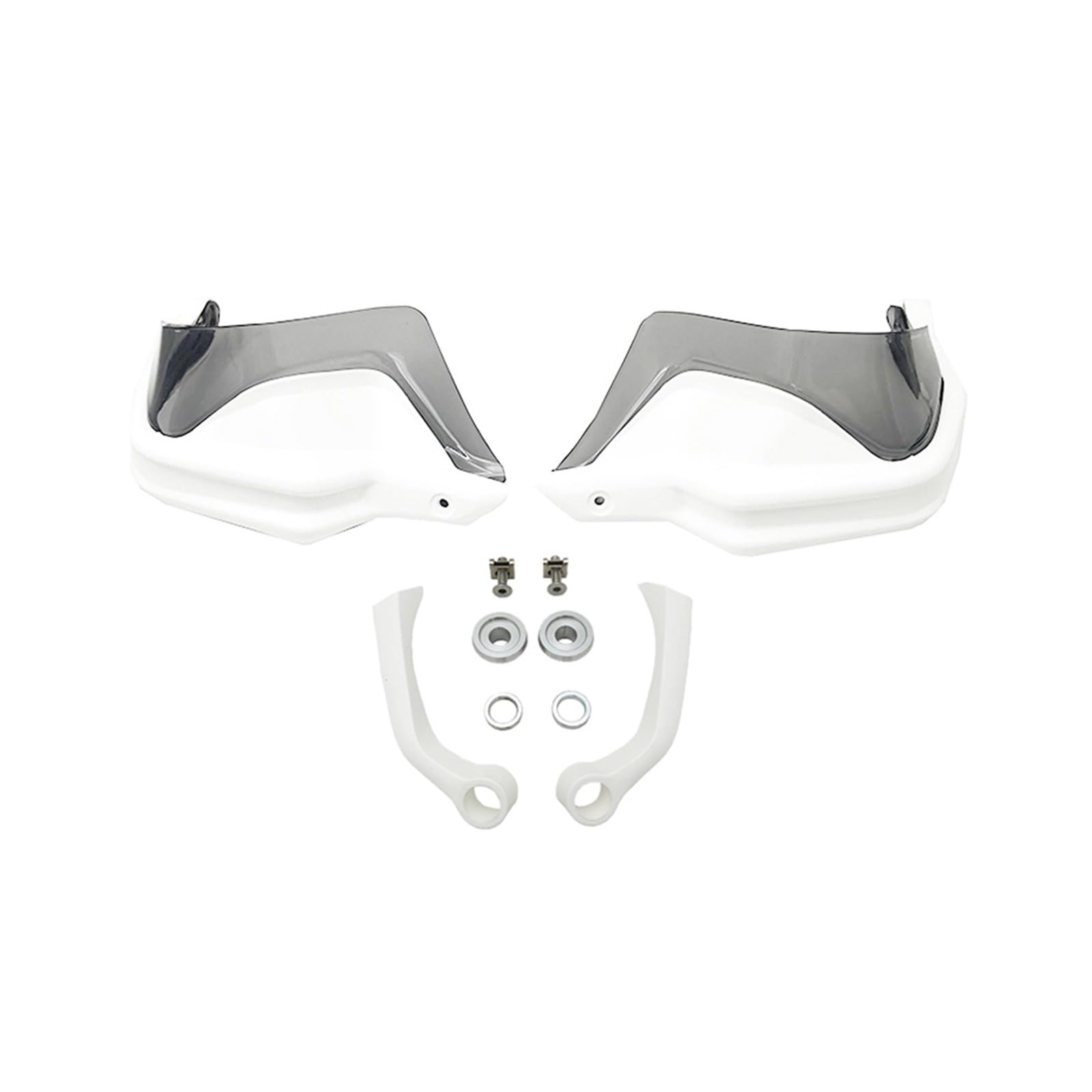 windschild Motorrad Handschutz Schild Hand Schutzfolie Windschutzscheibe Für R1200GS Für R1250GS Für S1000XR Windschild Spoiler(White Grey Set) von LinQianBhD