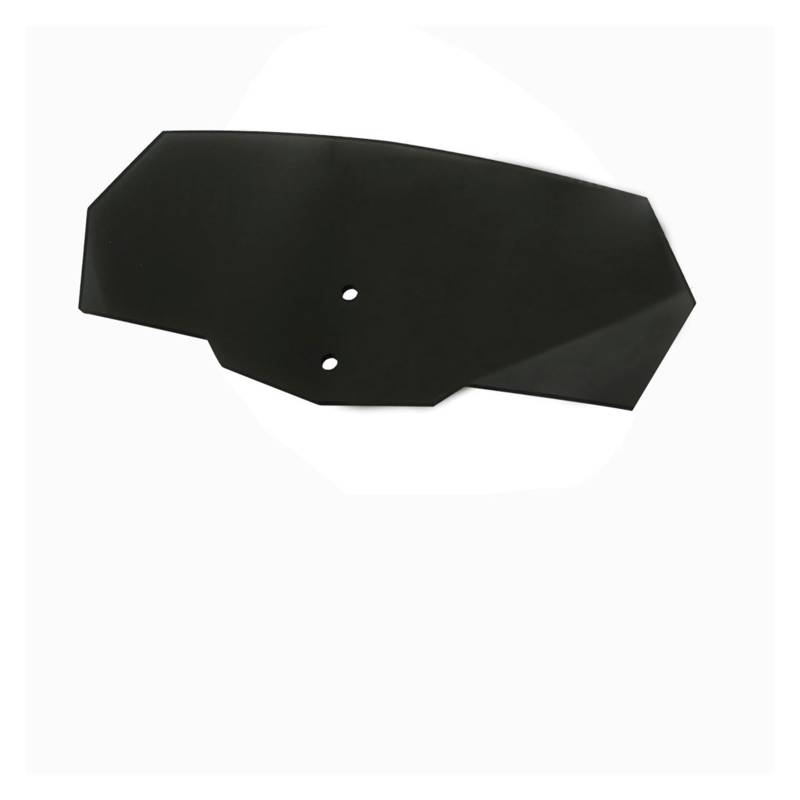 windschild Motorrad Windschutzscheibe Luftstrom Einstellbare Windschutzscheibe Verlängerung Windabweiser Unversal Aufkleber Windschild Spoiler(Black) von LinQianBhD