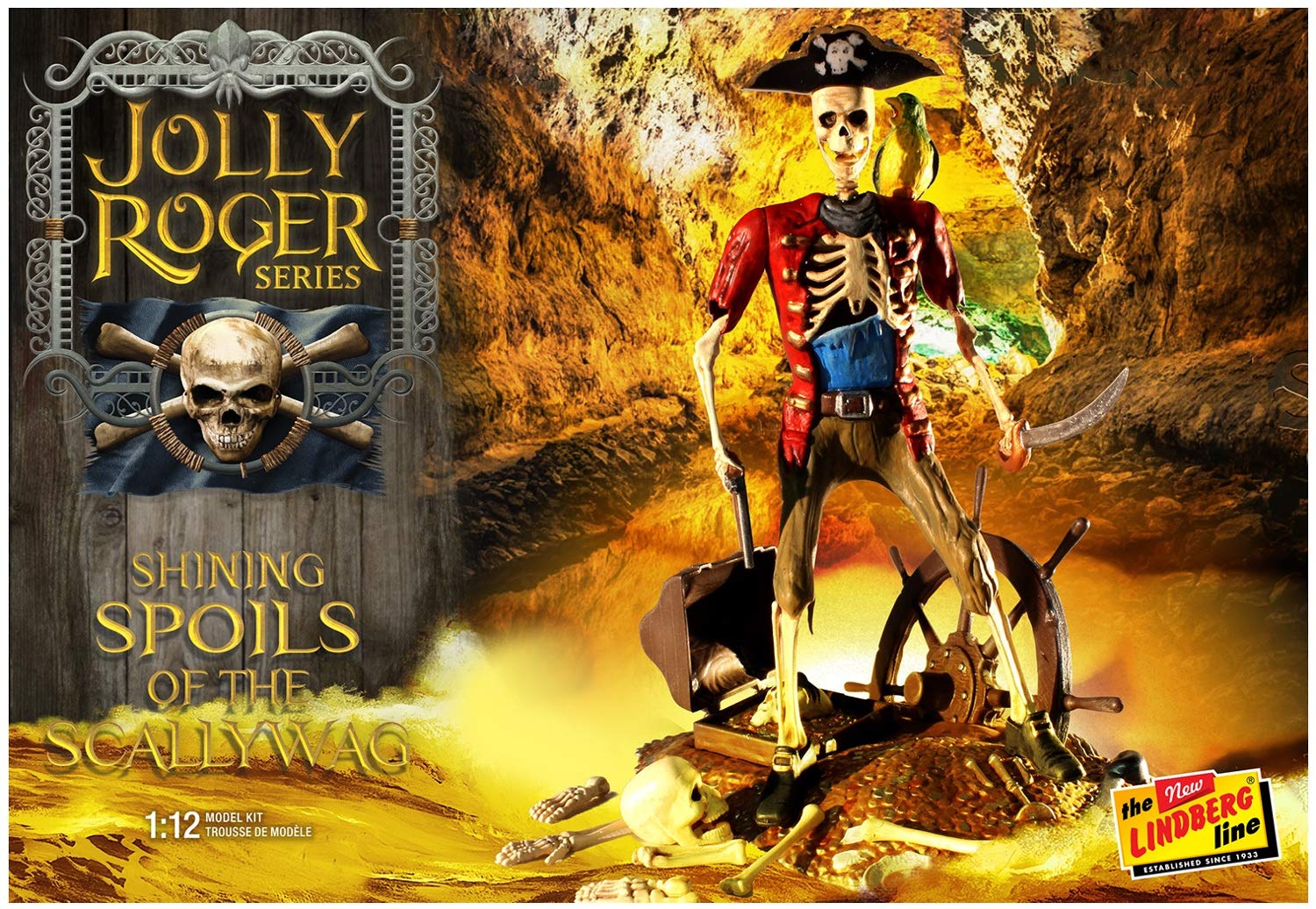 Lindberg - Jolly Roger Serie: The Shining Spoils of The Scallywag, 1:12 (HL614) von AMT