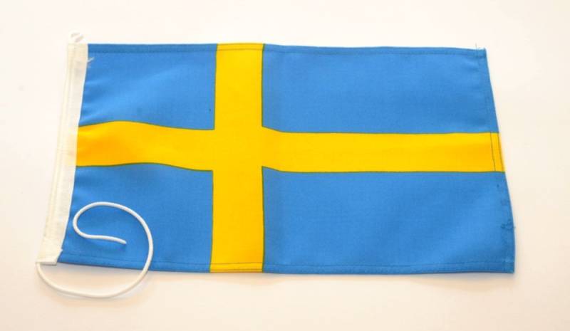 Flagge 20 x 30cm SCHWEDEN SB-Pack von Lindemann