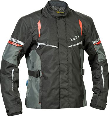 Lindstrands Backafall, Textiljacke wasserdicht - Schwarz/Dunkelgrau - 48 von Lindstrands