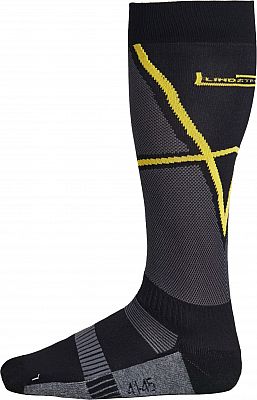 Lindstrands Cool Sock, Funktionsstrümpfe Unisex - Schwarz/Gelb - 36-40 von Lindstrands