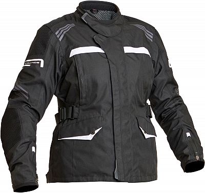 Lindstrands Granberg, Textiljacke wasserdicht Damen - Schwarz/Weiß - 34 von Lindstrands