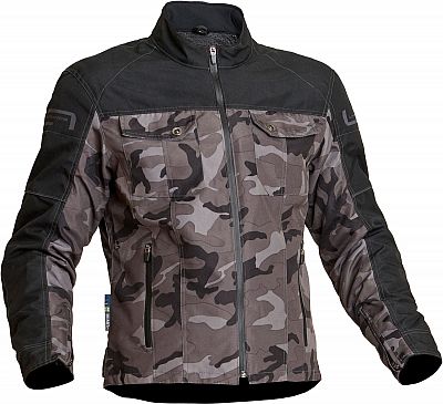 Lindstrands Lugnet Camo, Textiljacke wasserdicht - Schwarz/Dunkelgrau/Grau - 50 von Lindstrands