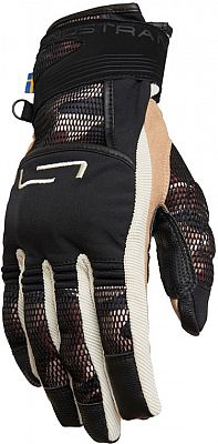 Lindstrands Nyhusen, Handschuhe Unisex - Schwarz/Beige - 07 von Lindstrands