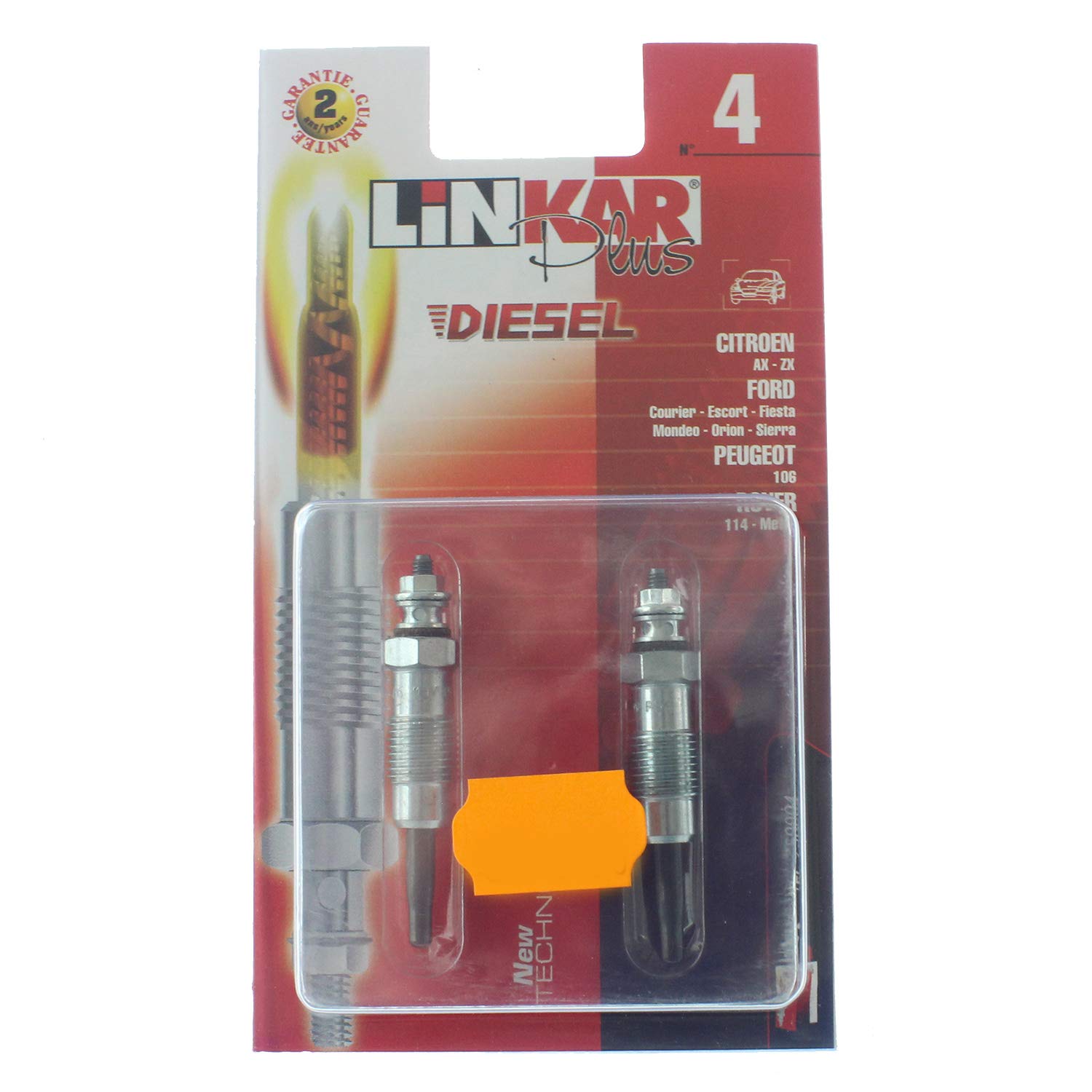 LINKAR 750004 2 Kerzen Vorheizen N ° 4 von Linkar