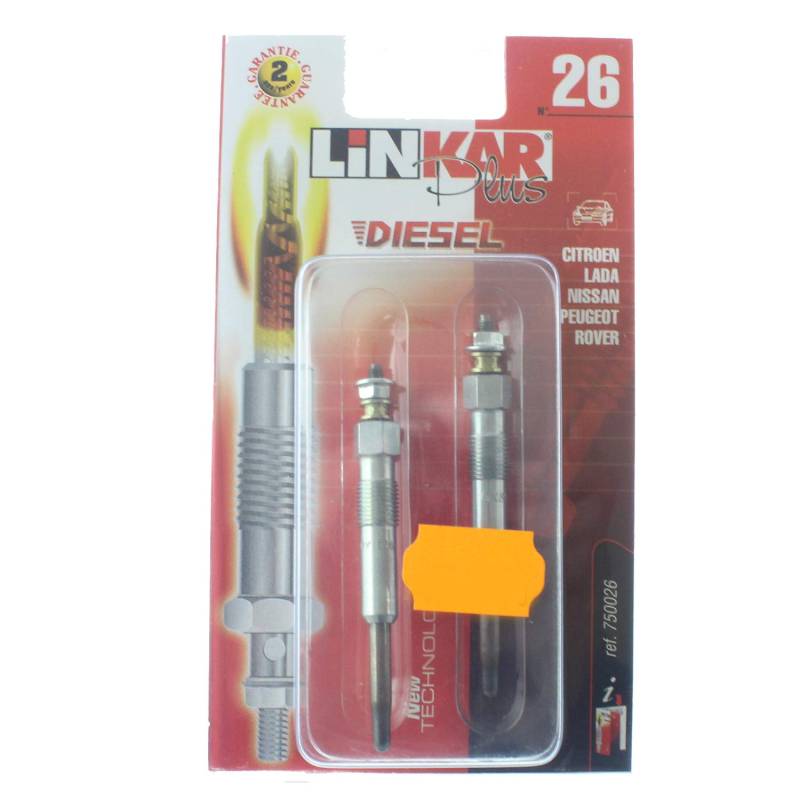 LINKAR 750026 2 Kerzen Vorheizen N ° 26 von Linkar