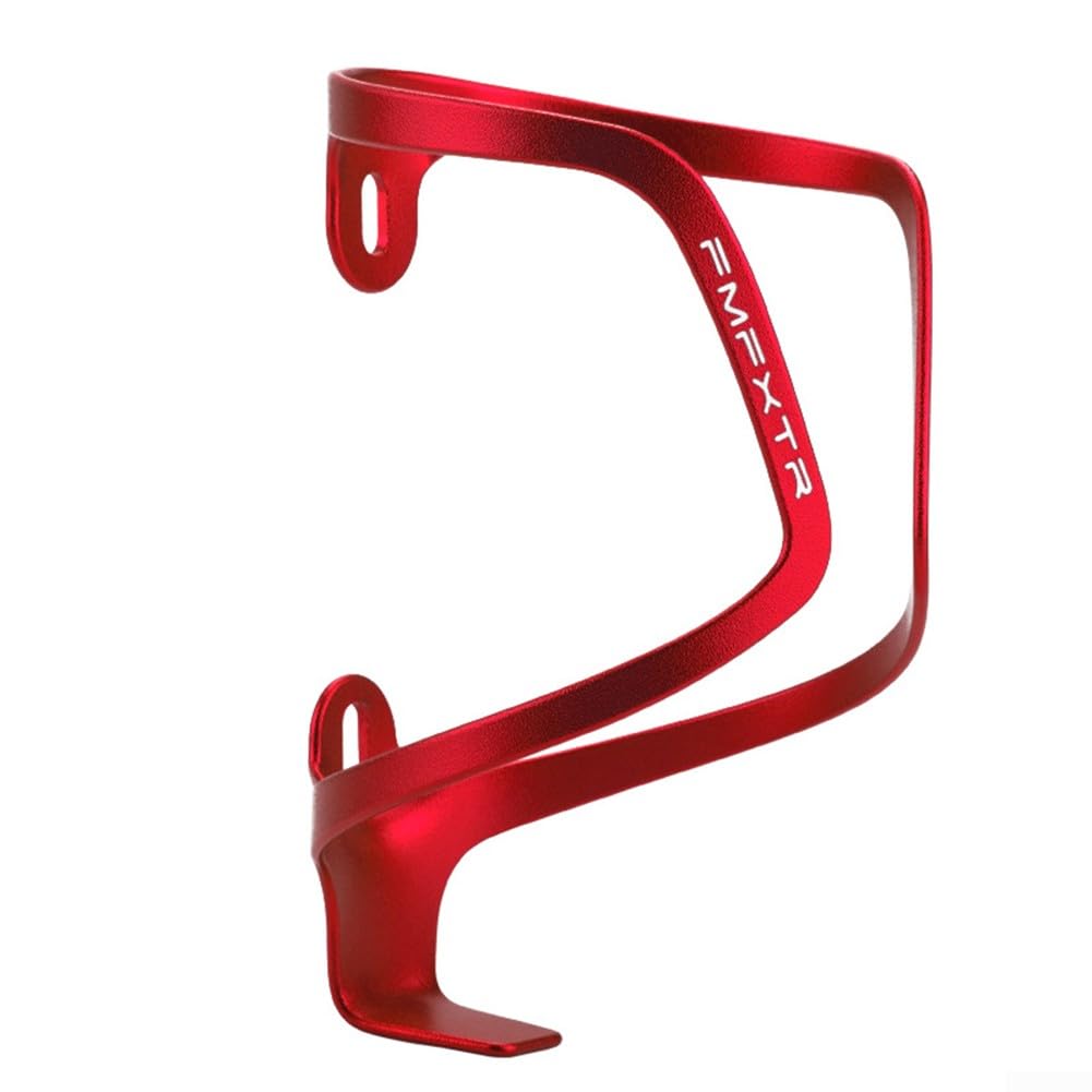 Fahrrad-Wasserflaschenhalter, Fahrradflaschenhalter, Aluminiumlegierung, ultraleichter Wasserbecherhalter, Flaschenhalter, Oberfläche eloxiert (rot) von Lioaeust