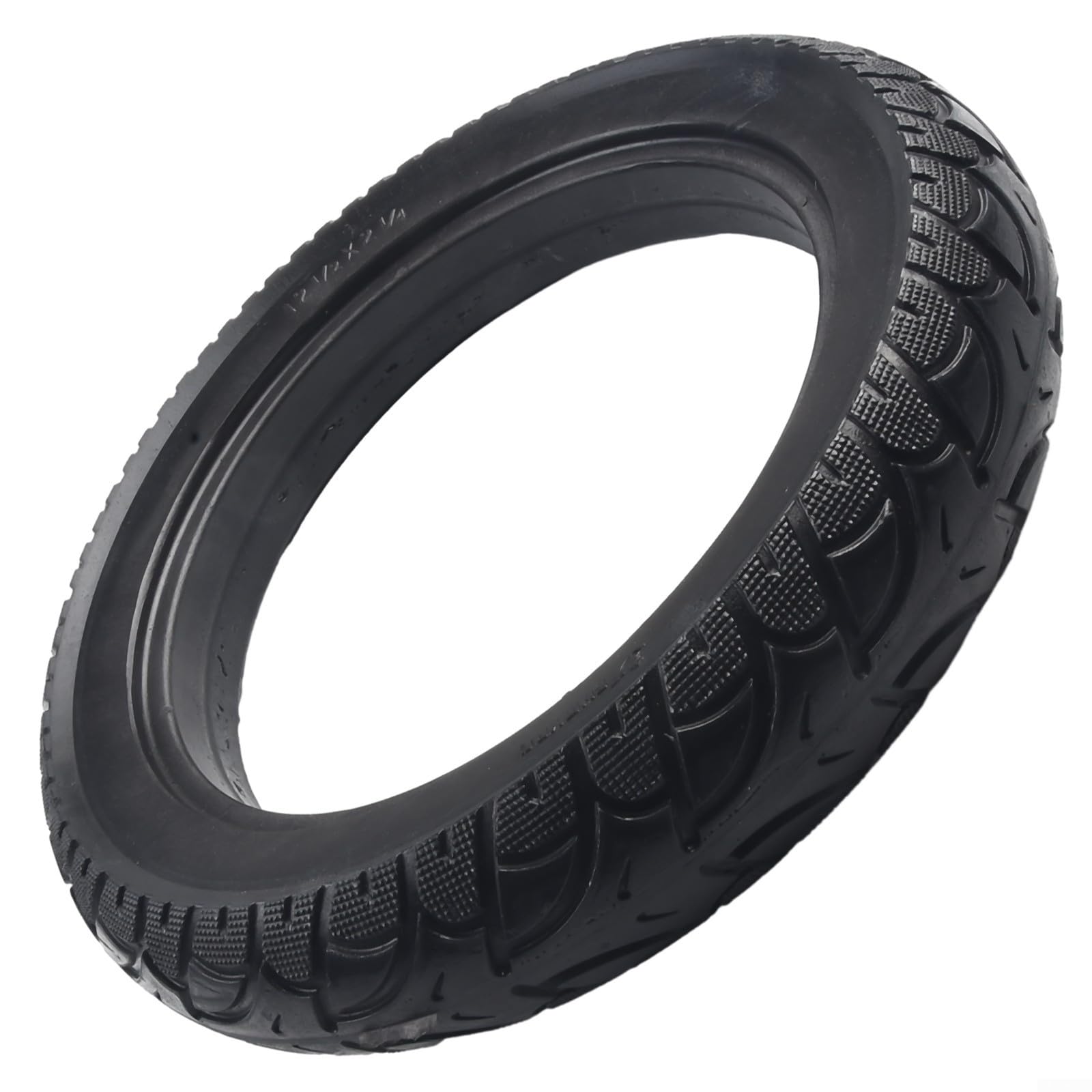 Lioaeust Bike Solid Tire, Solid Tire, 12 Zoll 12X2.125 Rubber Tire 1300G Pannensicheres Rad für E-Bike, Roller, , Ersatzrad, 1118648915 von Lioaeust