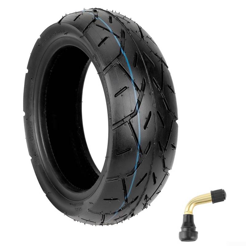 Tubeless Reifen, 22,9 cm 9 x 3,0-6 schlauchloser Reifen Karting Vakuum Straße Reifen Ersatz Gummireifen für Elektroroller (Reifen+Düse) von Lioaeust