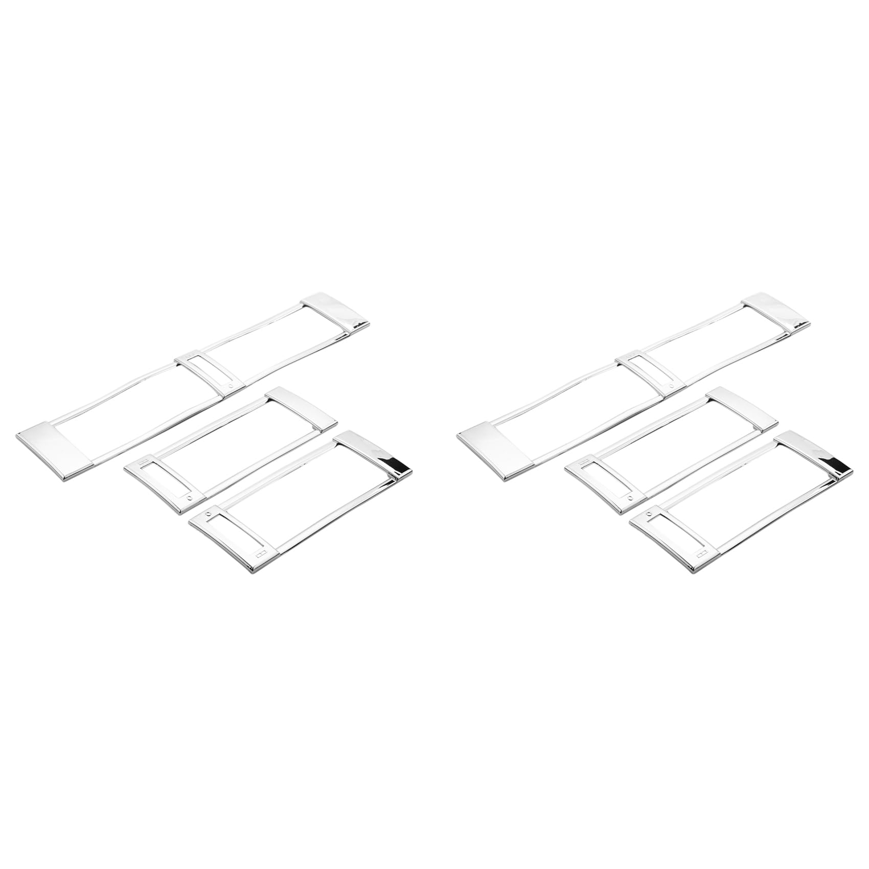 Lioggyet 2 x Auto-Lufteinlass-Dekoration für W124 1986-1994, Chrom-Stil von Lioggyet