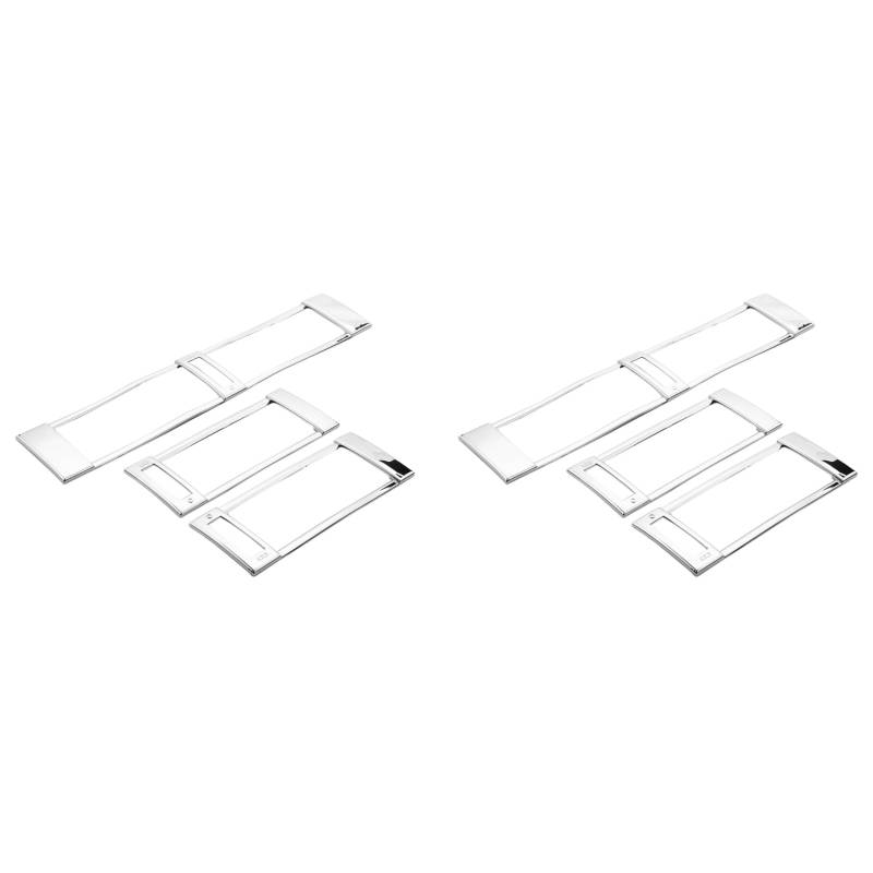 Lioggyet 2 x Auto-Lufteinlass-Dekoration für W124 1986-1994, Chrom-Stil von Lioggyet