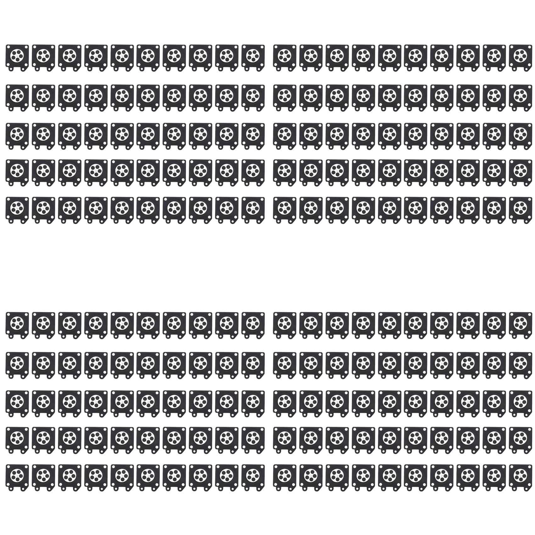 Lioggyet 200 Stücke Vergaser Teile Vergaser Membran Pads für Vergaser 2500/3800/4500/5200/5800 Zubehör von Lioggyet