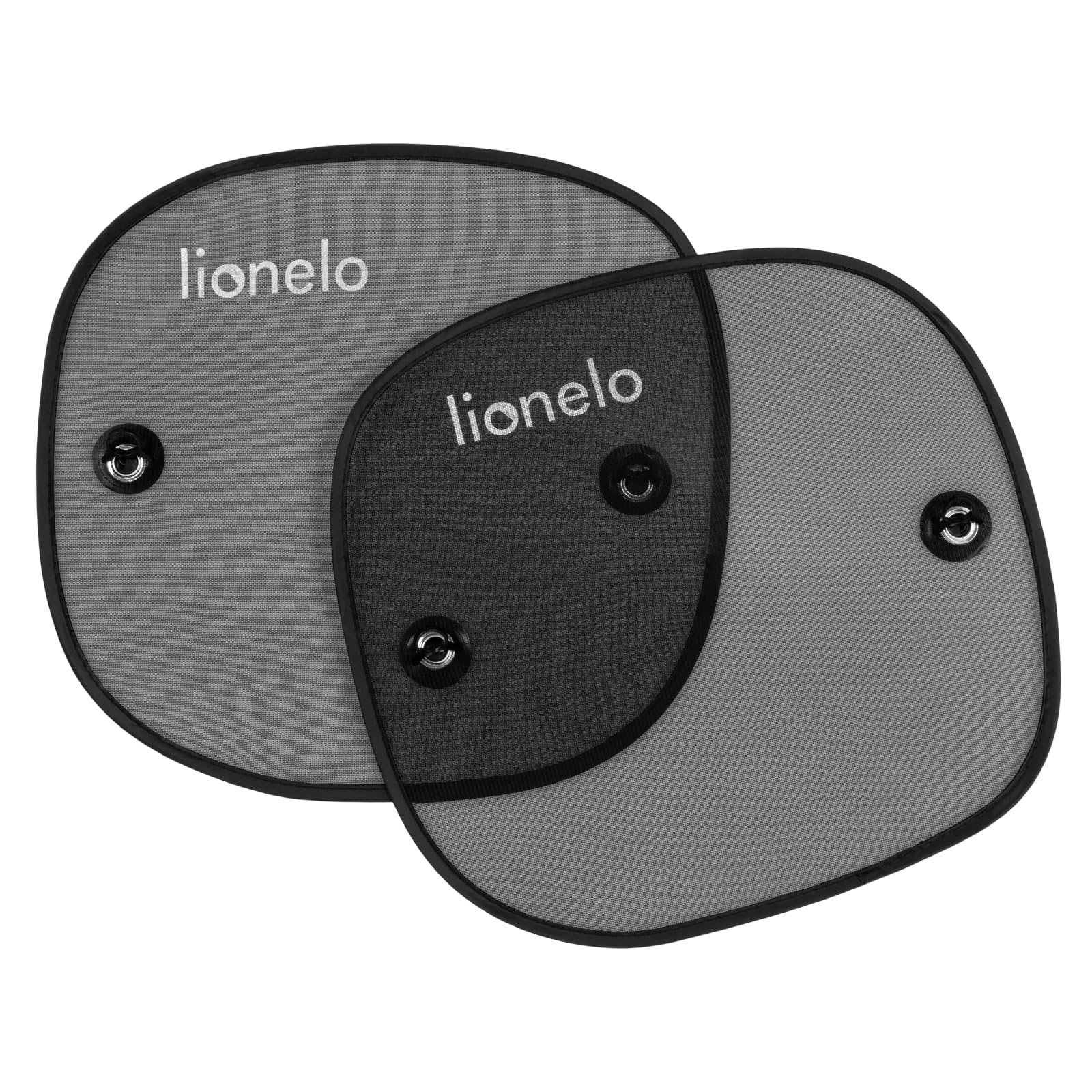 LIONELO Sunshade Universeller Auto-Sonnenschutz für Kinder, 2 Stück, Schutz vor Sonnenlicht und Hitze im Auto, einfache Montage von Lionelo