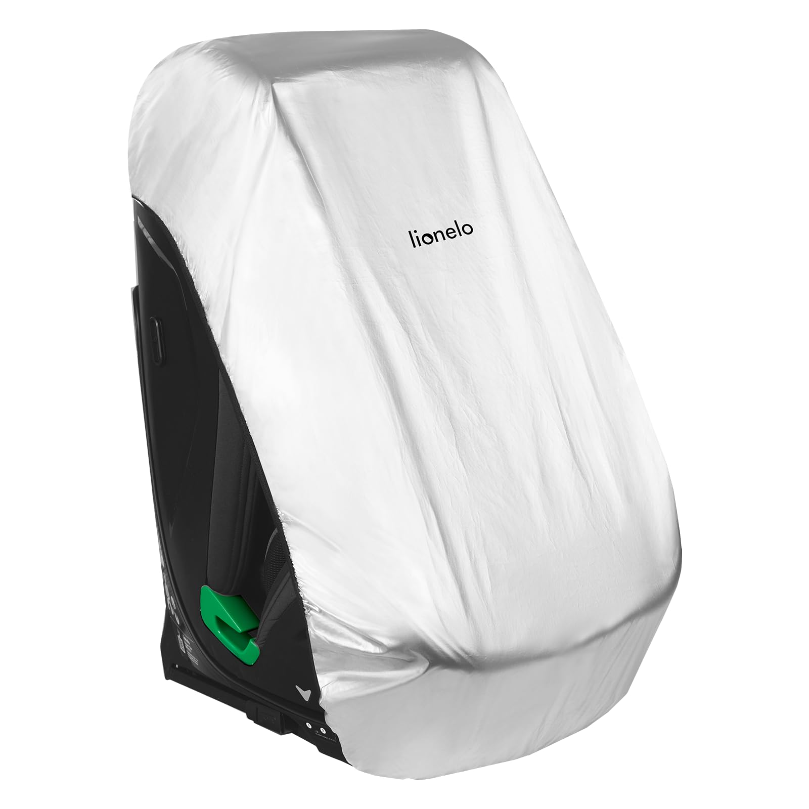 Lionelo THERMALCOVER Universal Kinderautositzabdeckung, Sonnenblende Hoher Schutz UPF50+, Schutz verhindert Sitzhitze, einfache Montage von Lionelo