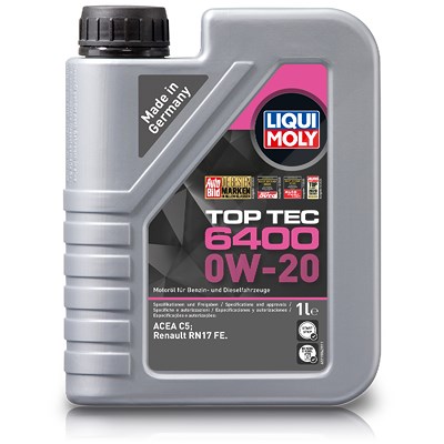 Liqui Moly 1 L Top Tec 6400 0W-20 [Hersteller-Nr. 21584] von Liqui Moly