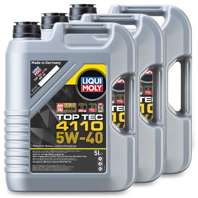 Liqui Moly 15 L Top Tec 4110 5W-40 [Hersteller-Nr. 21479] von Liqui Moly