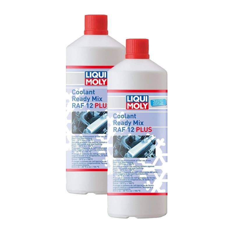 2X LIQUI Moly 6924 Coolant Ready Mix RAF12 Plus Frostschutz 1L von Molyrrd