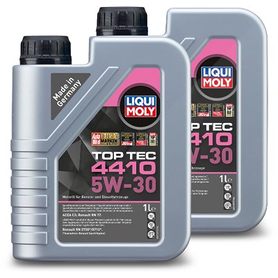 Liqui Moly 2x 1 L Top Tec 4410 5W-30 Motoröl [Hersteller-Nr. 21397] von Liqui Moly