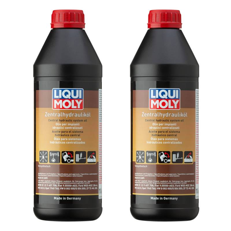 2x 1 Liter LIQUI MOLY Hydrauliköl Zentralhydrauliköl Zentralhydraulik-Öl 1127 von Liqui Moly