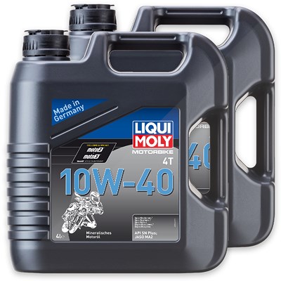 Liqui Moly 2x 4 L MOTORÖL Motorbike 4T 10W-40 [Hersteller-Nr. 3046] von Liqui Moly