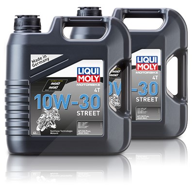 Liqui Moly 2x 4 L Motorbike 4T 10W-30 Street Motoröl [Hersteller-Nr. 1688] von Liqui Moly