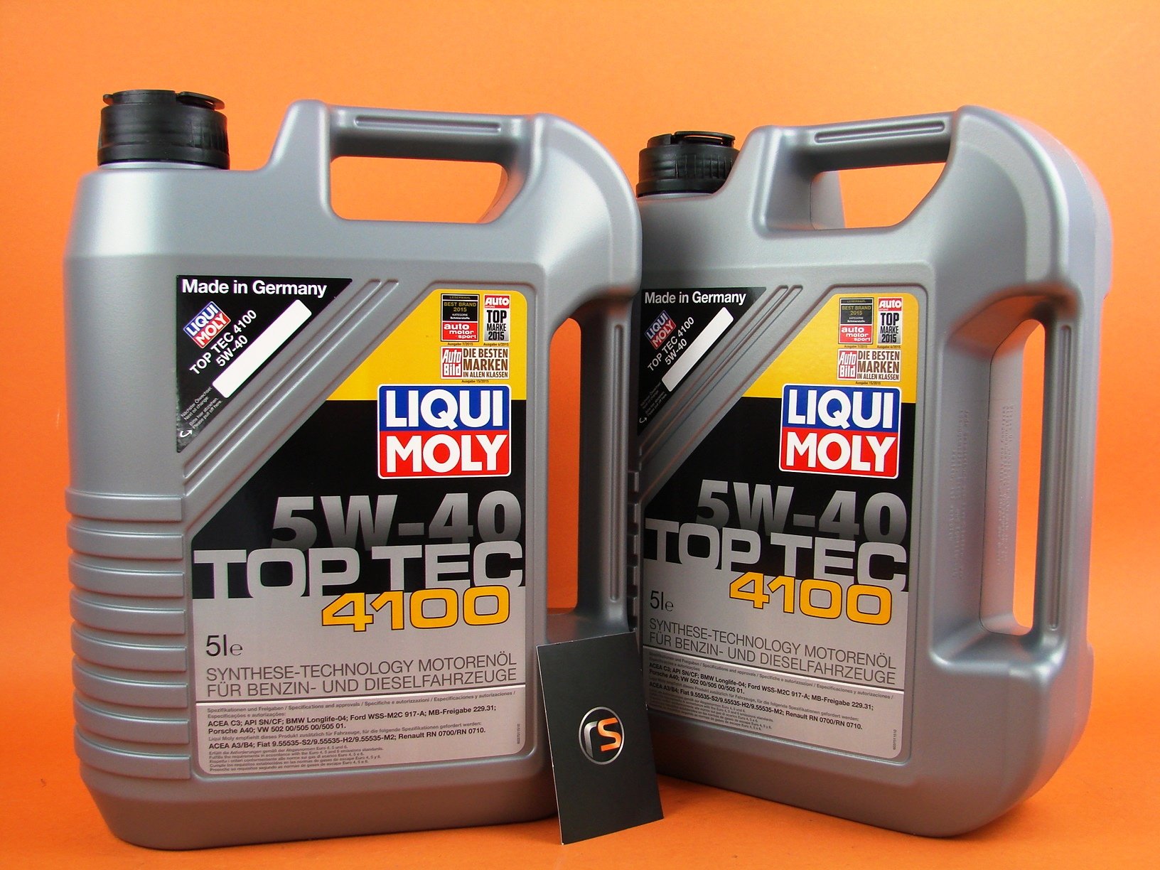 2x 5 L = 10 LITER LIQUI MOLY TOP TEC 4100 5W-40 MOTOR-ÖL MOTOREN-ÖL 31770731 von Liqui Moly