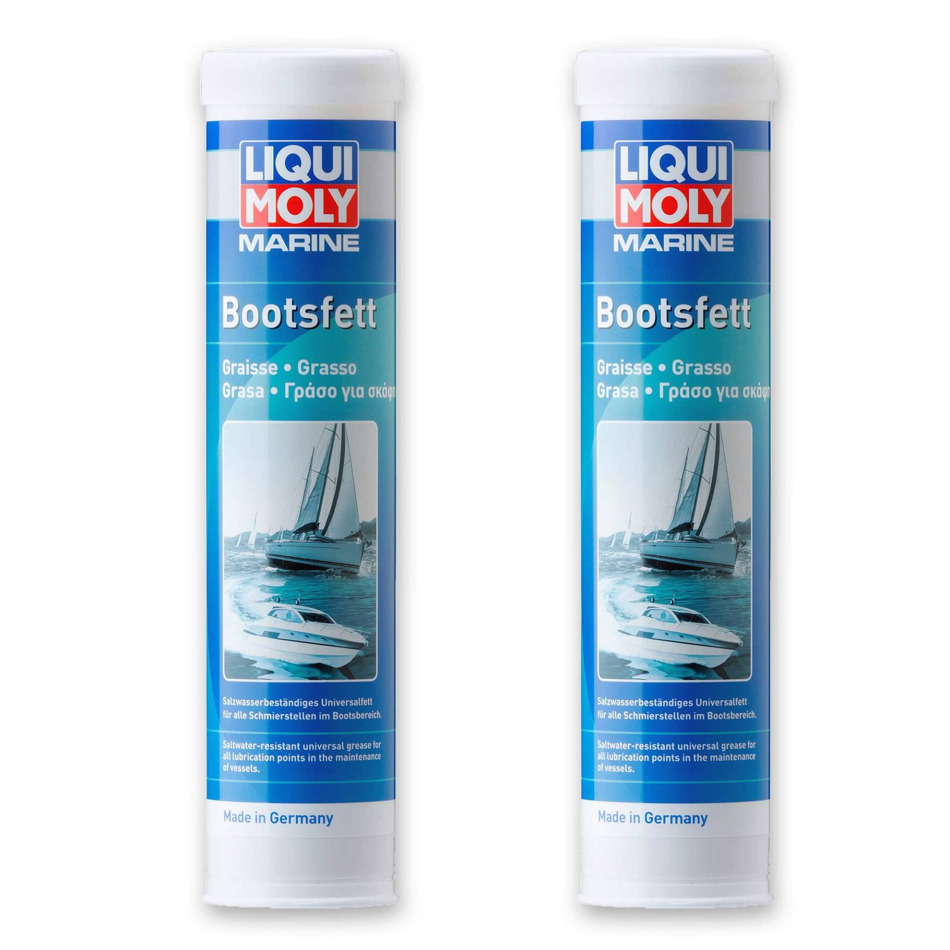 2x LIQUI MOLY 25043 Marine Bootsfett Wasserfest 400g von Liqui Moly