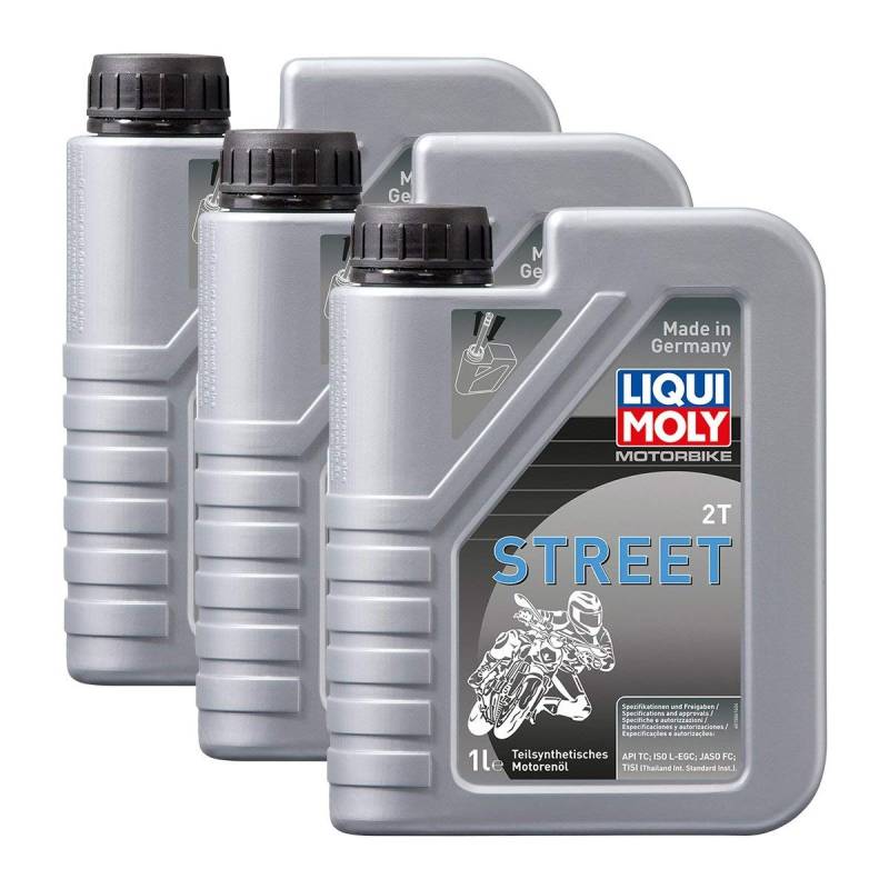 3x LIQUI MOLY 1504 Motorbike 2T Teilsynthetisch Scooter Street Roller Motoröl 1 von LIQUI-MOLY_bundle