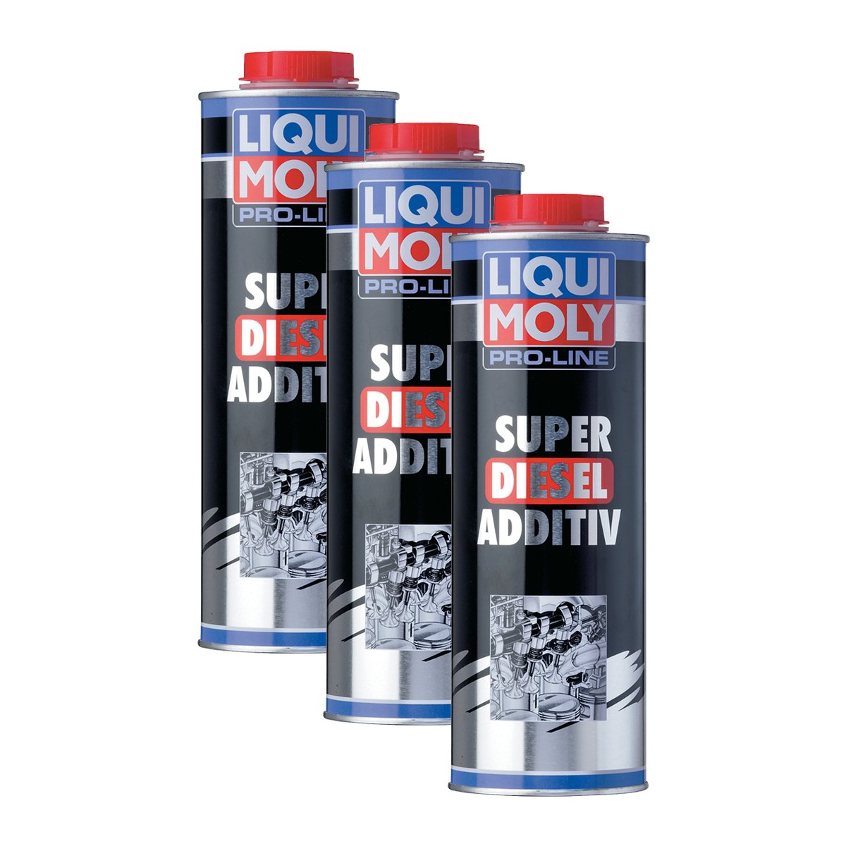 3x LIQUI MOLY 5176 Pro-Line Super Diesel Additiv Kraftstoff Zusatz 1L von Liqui Moly