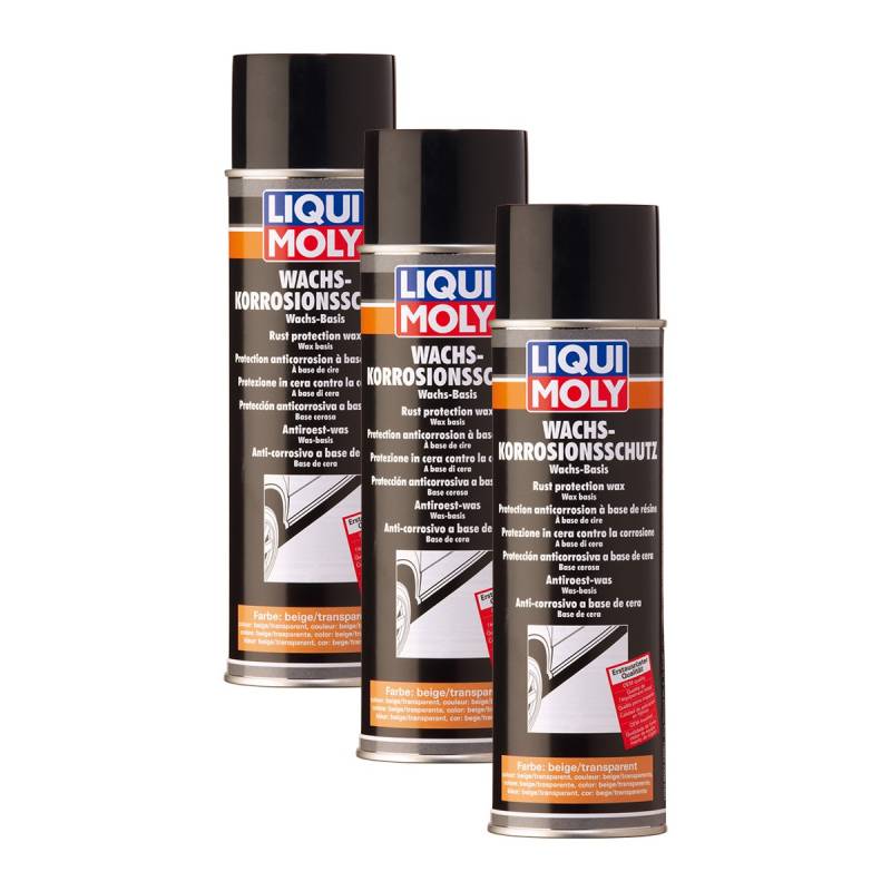 3x LIQUI MOLY 6103 Wachs Korrosions Schutz braun transparent Rost Pflege 500ml von Liqui Moly