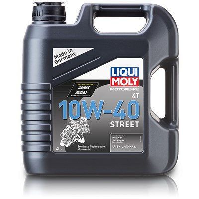 Liqui Moly 4 L Motorbike 4T 10W-40 Street Motoröl [Hersteller-Nr. 1243] von Liqui Moly