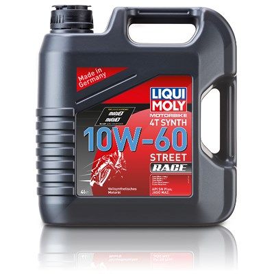 Liqui Moly 4 L Motorbike 4T Synth 10W-60 Street Race Motoröl [Hersteller-Nr. 1687] von Liqui Moly