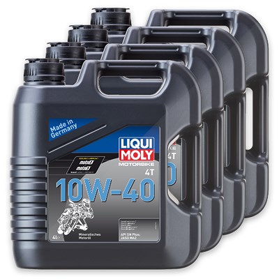 Liqui Moly 4x 4 L MOTORÖL Motorbike 4T 10W-40 [Hersteller-Nr. 3046] von Liqui Moly