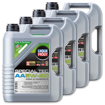 Liqui Moly 4x 5 L MOTORÖL Special Tec AA 5W-20 [Hersteller-Nr. 7532] von Liqui Moly