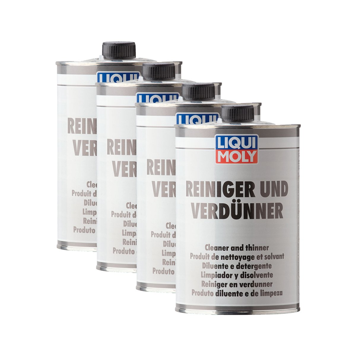 4x LIQUI MOLY 6130 Reiniger und Verdünner Entfetten Reinigung Lösemittel 1L von Liqui Moly