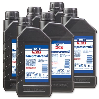 Liqui Moly 6x 1 L Kompressorenöl [Hersteller-Nr. 1187] von Liqui Moly