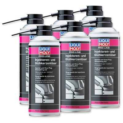 Liqui Moly 6x 400 ml Pro-Line Injektoren- und Glühkerzenlöser [Hersteller-Nr. 3379] von Liqui Moly