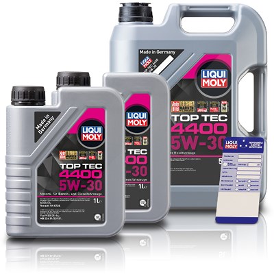 Liqui Moly 7 L Top Tec 4400 5W-30 + Ölwechsel-Anhänger [Hersteller-Nr. 3751] von Liqui Moly