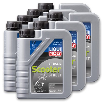 Liqui Moly 7x 1 L MOTORÖL Motorbike 2T Basic Scooter Street [Hersteller-Nr. 1619] von Liqui Moly