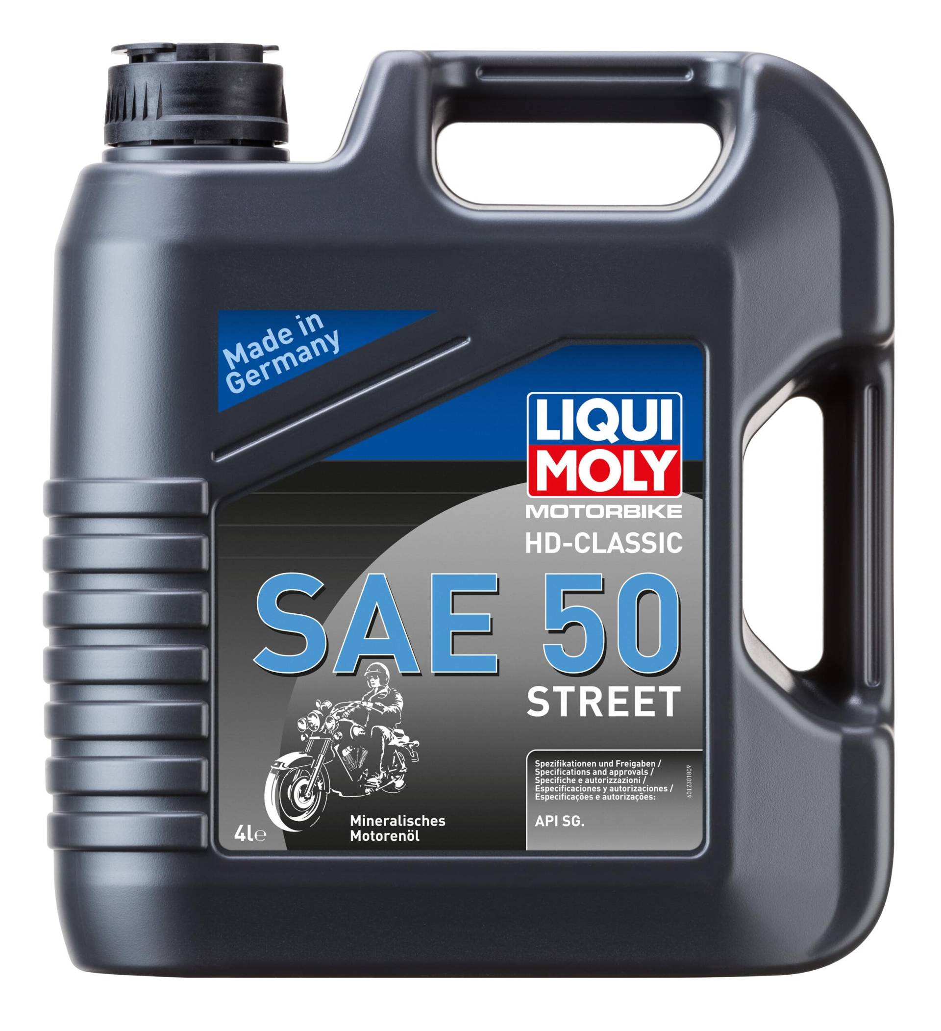 LIQUI MOLY Motorbike HD-Classic SAE 50 Street | 4 L | Motorrad Motoröl | Art.-Nr.: 1230, farblos von Liqui Moly