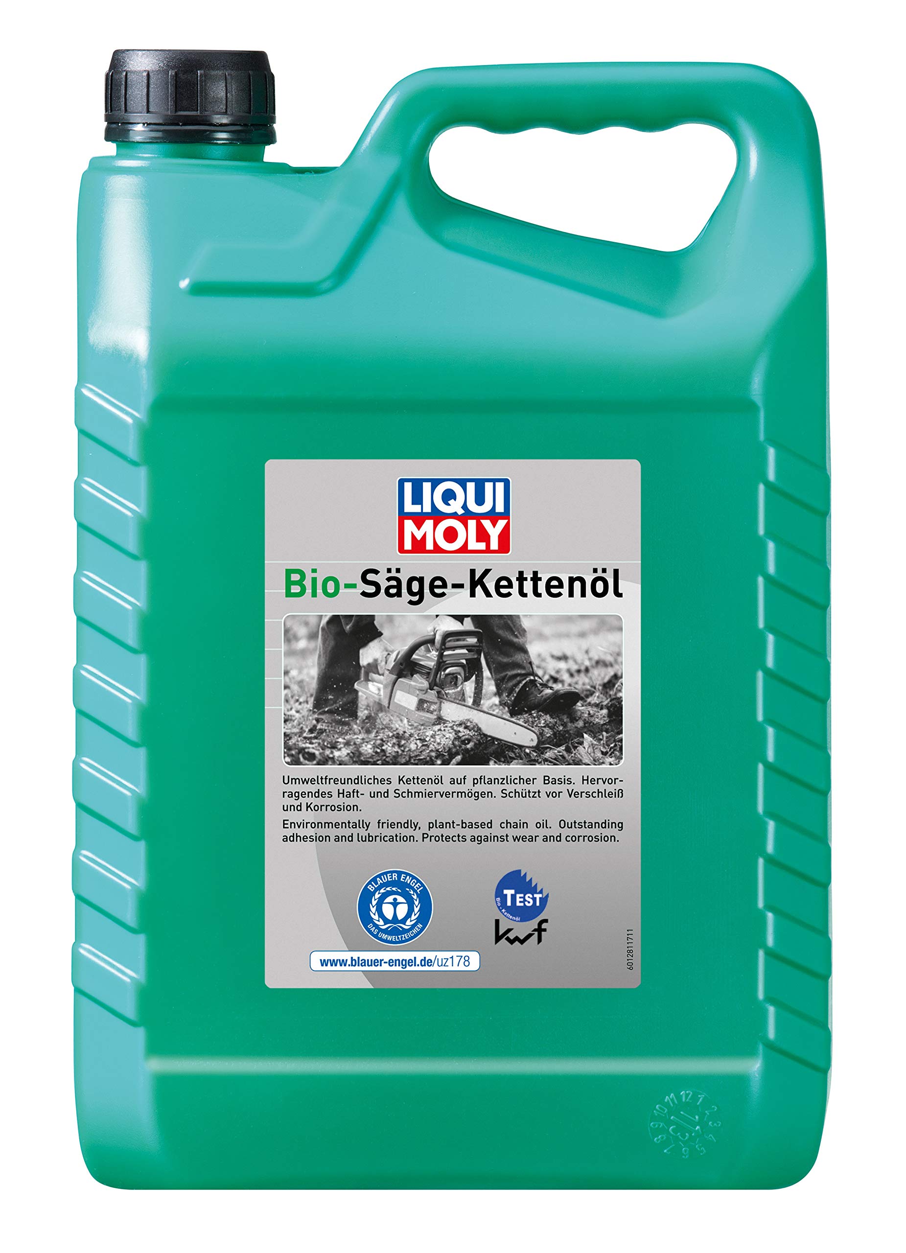 LIQUI MOLY Bio Sägekettenöl | 5 L | Gartengeräte-Öl | Art.-Nr.: 1281, Farblos von Liqui Moly