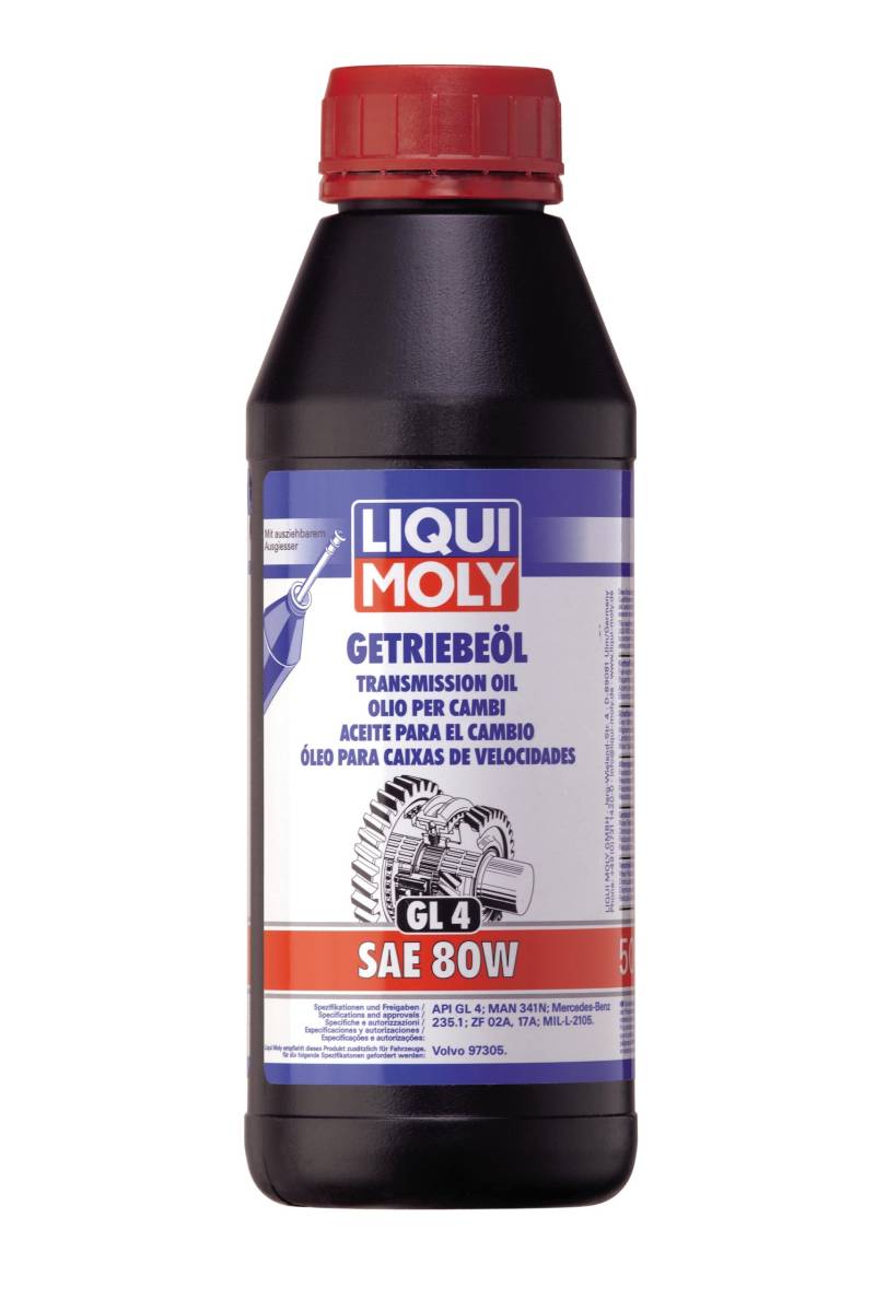 LIQUI MOLY 1401 Getriebeöl (GL4) SAE 80W 500 ml von Liqui Moly