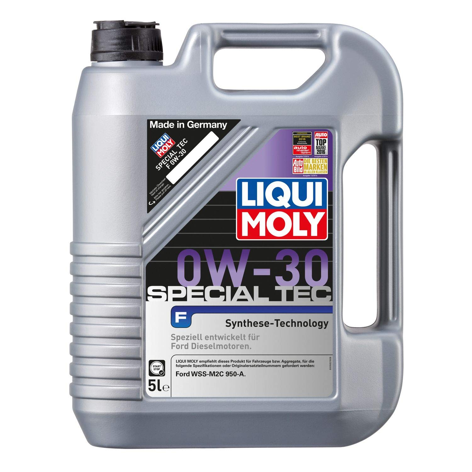 LIQUI MOLY Special Tec F 0W-30 | 5 L | Synthesetechnologie Motoröl | Art.-Nr.: 20723, farblos von Liqui Moly