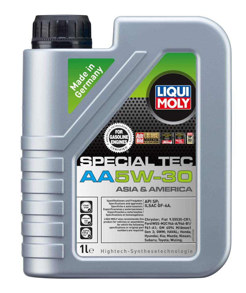 LIQUI MOLY Special Tec AA 5W-30 | 1 L | Synthesetechnologie Motoröl | Art.-Nr.: 20953, farblos von Liqui Moly