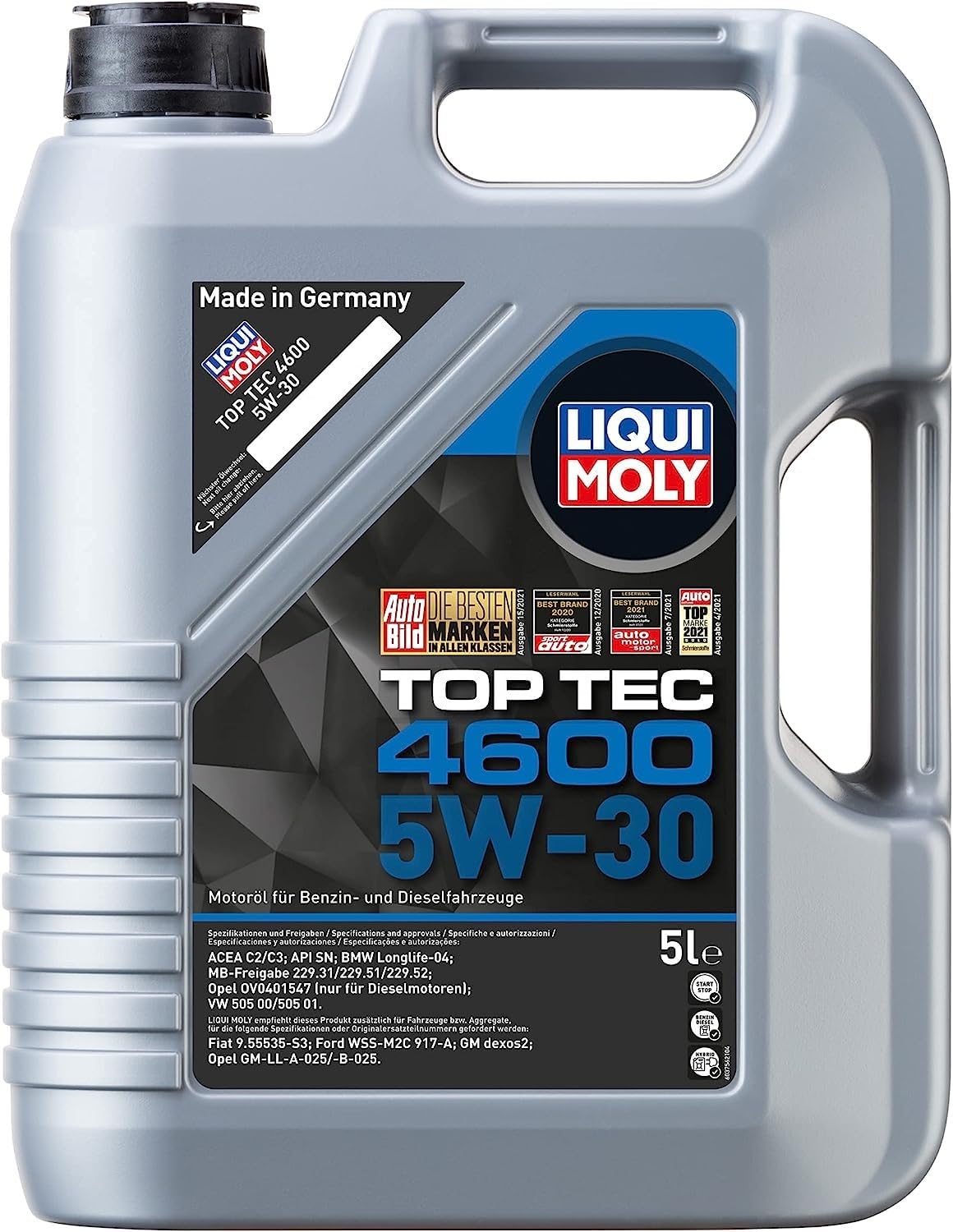 LIQUI MOLY 2316 Toptech Motoröl HC 4600 5w30 5L von Liqui Moly