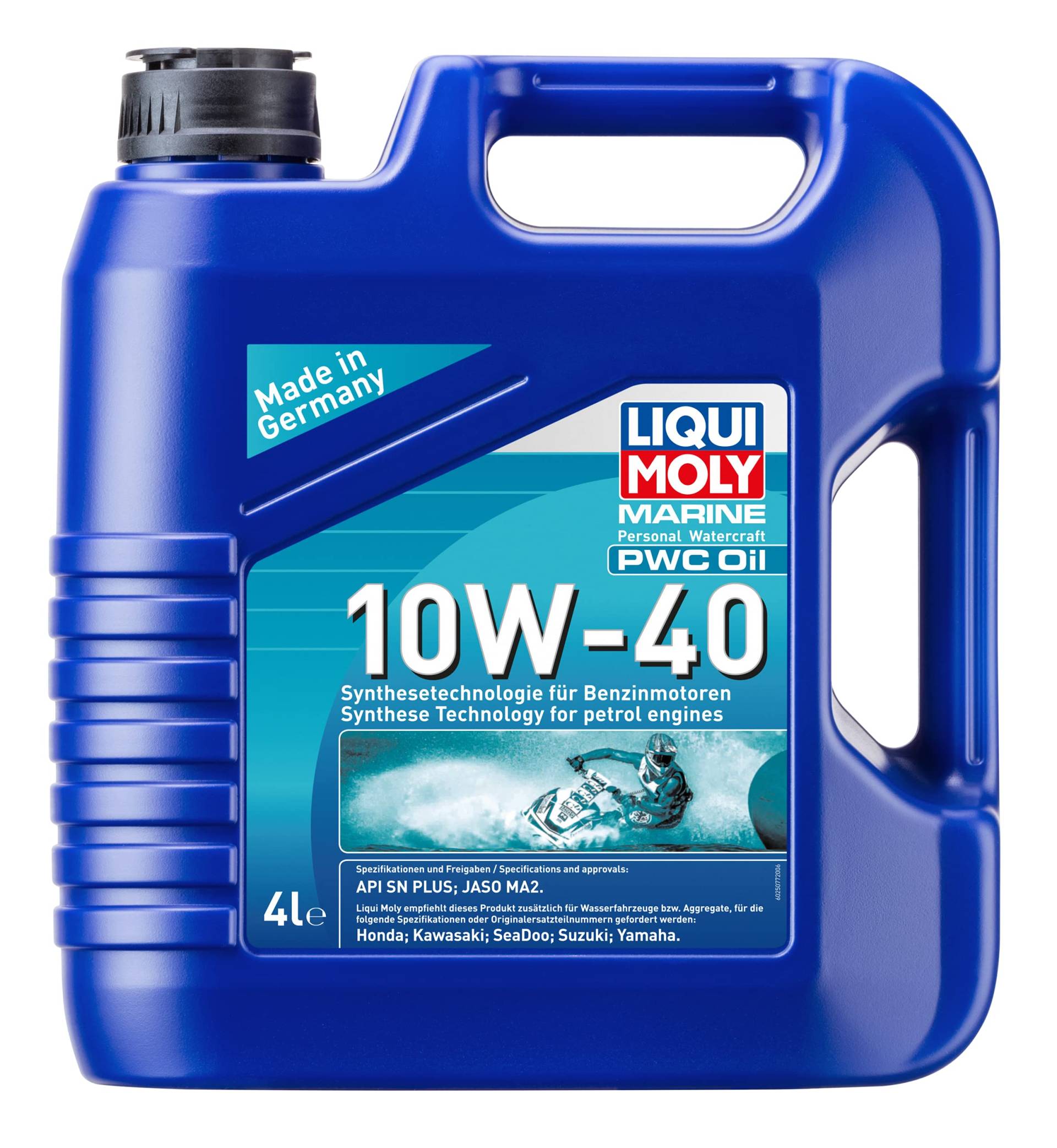 LIQUI MOLY Marine PWC Oil 10W-40 | 4 L | Boot 2-Takt-Öl | Art.-Nr.: 25077 von Liqui Moly