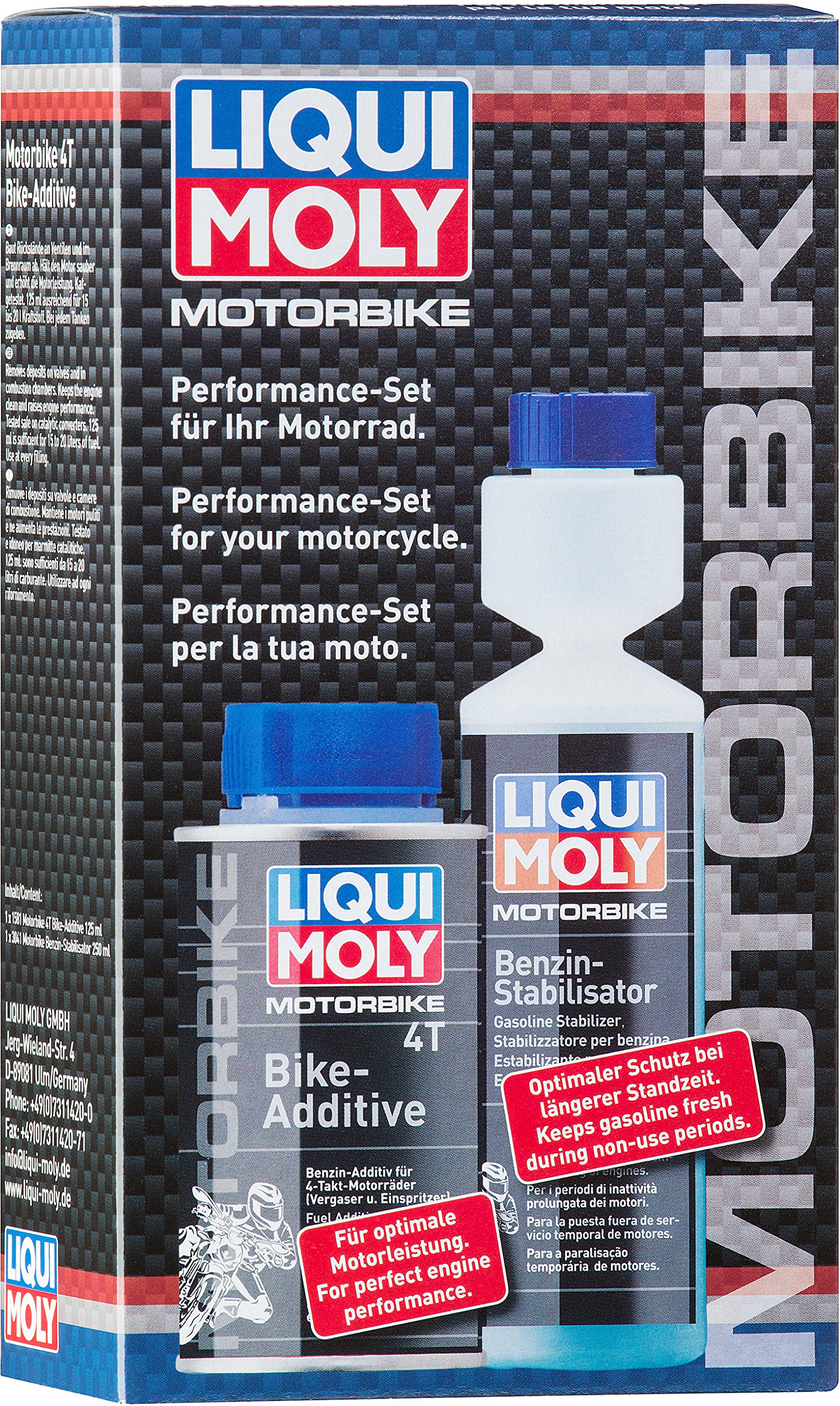 LIQUI MOLY Motorbike Performance Set (1x1581/1x3041) | 1 Stk | Motorrad Additivset | Art.-Nr.: 3034 von Liqui Moly