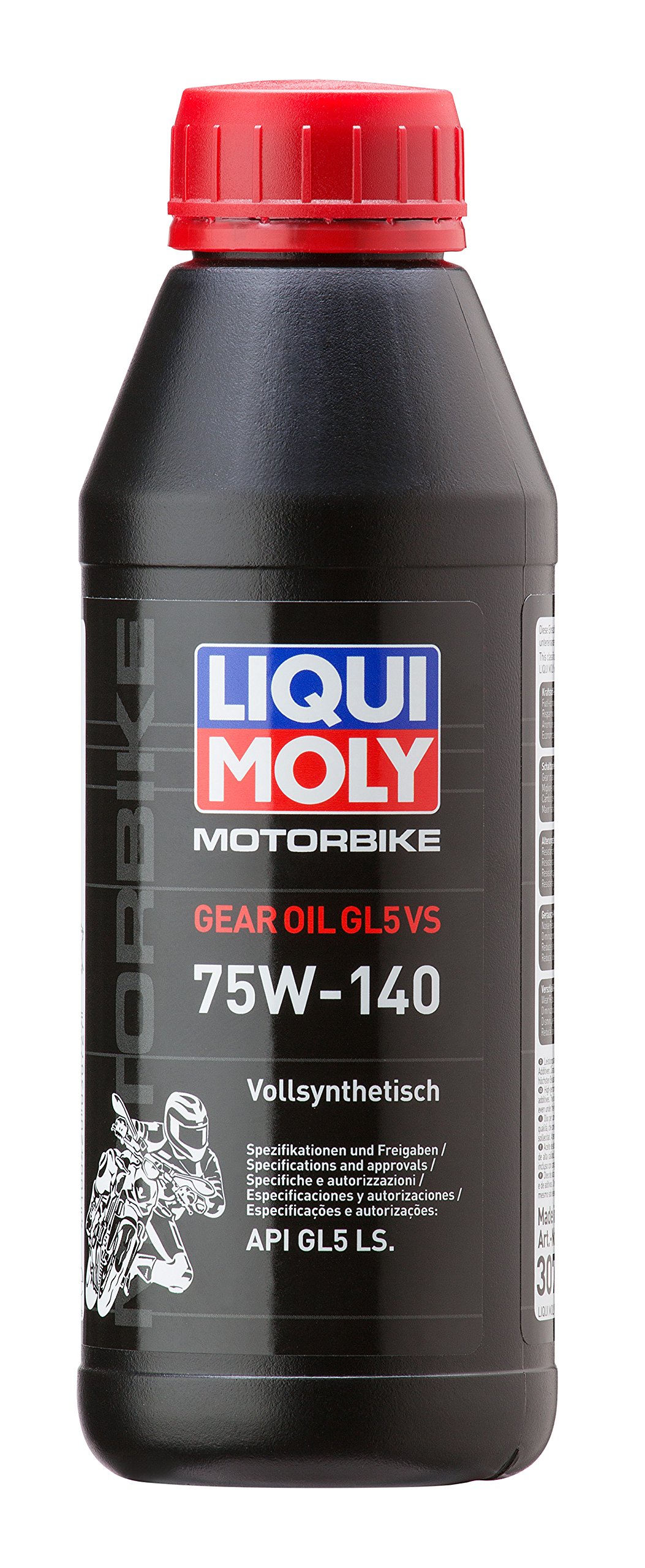 LIQUI MOLY Motorbike Gear Oil 75W-140 (GL5) | 500 ml | Motorrad Getriebeöl | Art.-Nr.: 3072, farblos von Liqui Moly